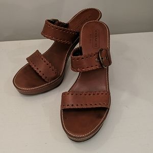 Coach Platform Sandals-Kendra